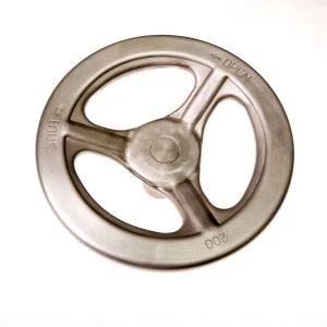 Edelstahl, der Handrad-Fabrik stempelt